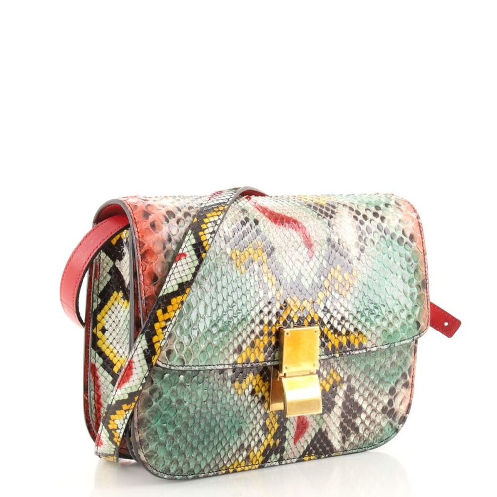 Celine Classic Box Bag Python Medium Multicolor - Picture 3 of 9